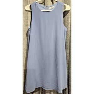 Dainty Hooligan Blue Mini Slip Dress Sleeveless Party Casual Size Small NWT Zip